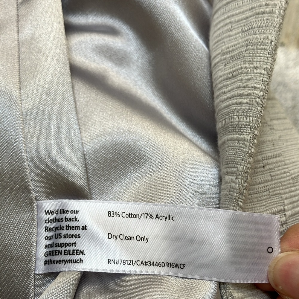 Beautiful Eileen Fisher Longline Jacket size XL - Picture 4 of 9